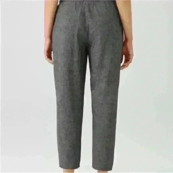 Eileen Fisher Tapered Ankle Pant In Black/ White Check Size 1X New With Tags! - Picture 4 of 10